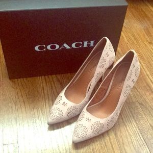 Coach suede shoes